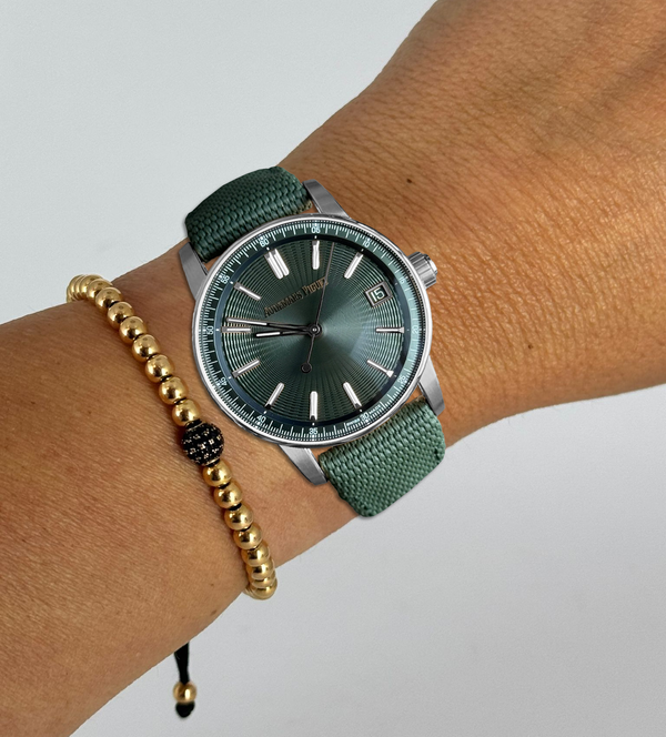 Code 11.59 Date Selfwinding Green Dial Steel