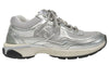 Chanel Fabric & Laminated Light Gray & Silvered Low Top Sneakers