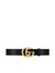 Leather belt with GG buckle 4 CM