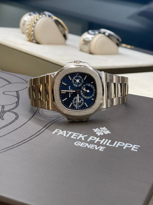 Nautilus 18K White Gold LC Germany Perpetual Calendar