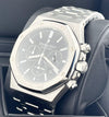 Royal Oak Chronograph Black Dial Full Set