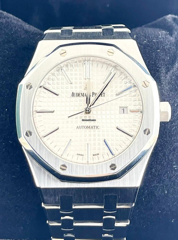 Royal Oak 41mm Silver Dial Full Set Like New