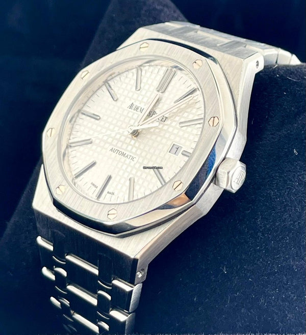 Royal Oak 41mm Silver Dial Full Set Like New