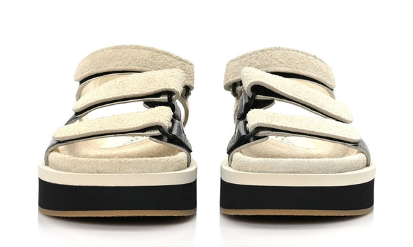 CHANEL Suede Calfskin Velcro "Ivory"