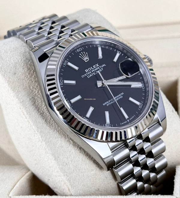 Datejust 41 18K White Gold Bezel Jubilee Like New