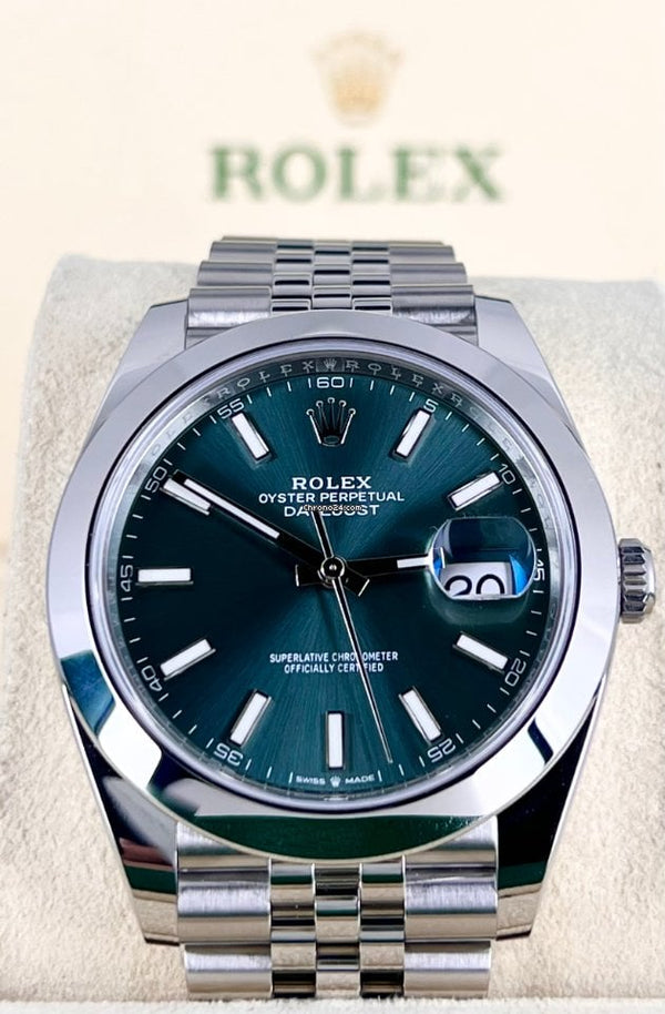 Datejust 41 Mint Green Jubille Full Set