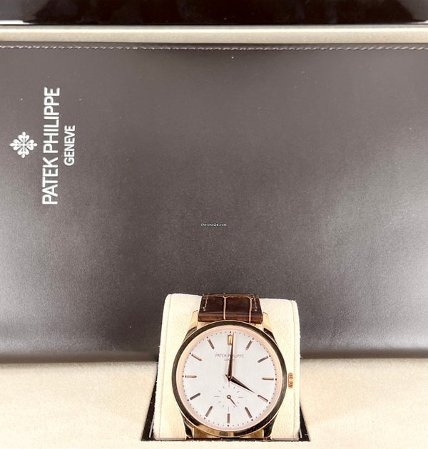 Calatrava Manual Winding 18K Rose Gold Full Set Unpolished
