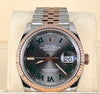 Datejust 36 Steel rose Gold new 2022 full set wimbeldon dial