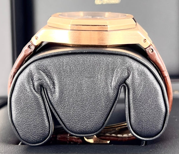 Royal Oak Chronograph kasparov Rose gold white dial box an