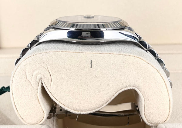 Datejust 41 white gold factory grey diamonds dial unworn