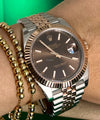 Datejust 41 Chocolate Dial 18K Rose Gold