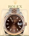 Datejust 41 Chocolate Dial 18K Rose Gold