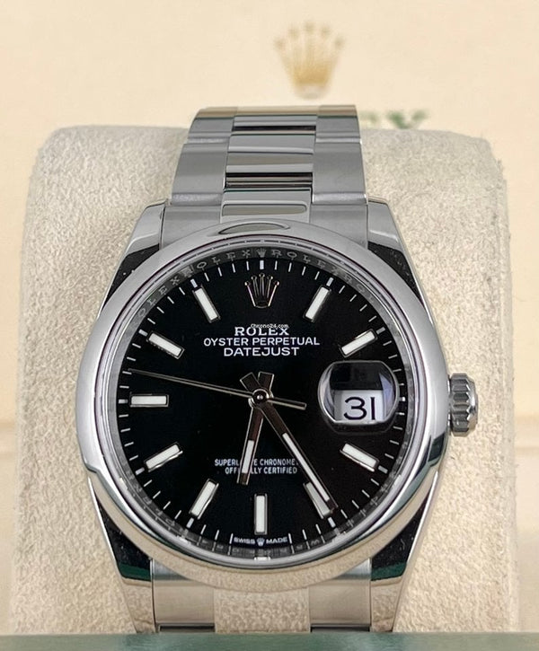 Datejust 36 Black Dial 2024 NEW