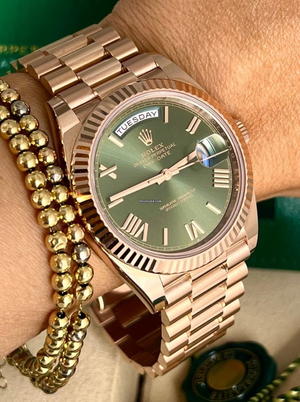 Day-Date 40 Green Olive Dial 2024 LC EU