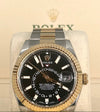 Sky-Dweller Steel/Gold Black Dial