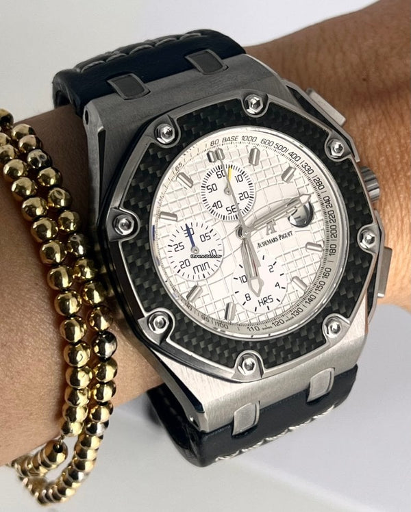 Royal Oak Offshore Chronograph Juan Pablo Montoya with box and archive