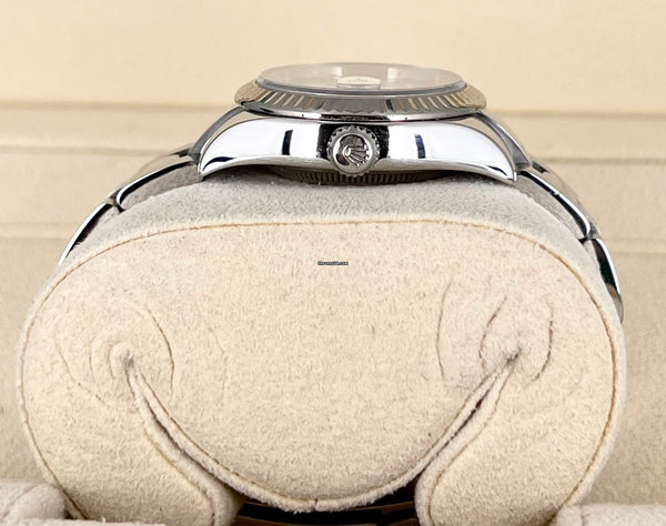 Lady-Datejust 28 MM box papers like new white gold bezel