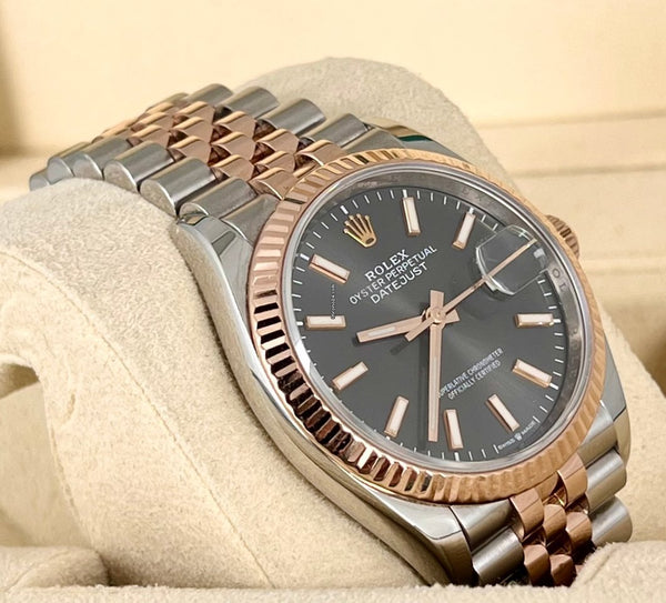 Datejust 36 Steel & Rose Gold 18K box pap
