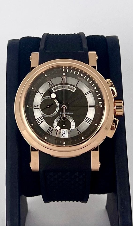 Marine Chronograph 18K Rose Gold Mint Condition