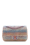 Chanel 2106/2017 Rainbow Tweed Quilted Single Flap Handbag