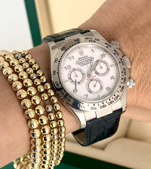 Daytona 18K white Gold only Watch 2003 after fresh service 10/2023
