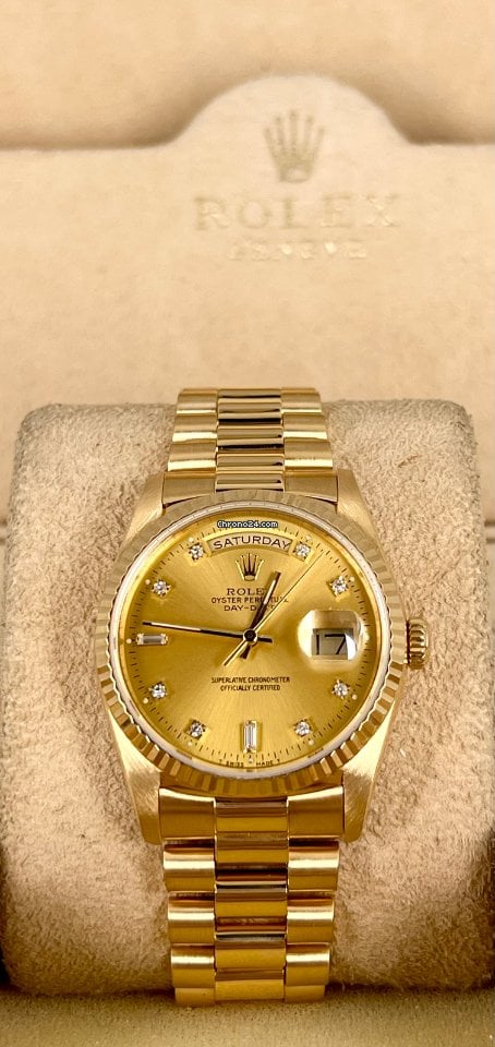 Day-Date 36 Baguette Dial Champagne very good condition