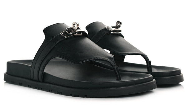 HERMES Empire sandal "Black"