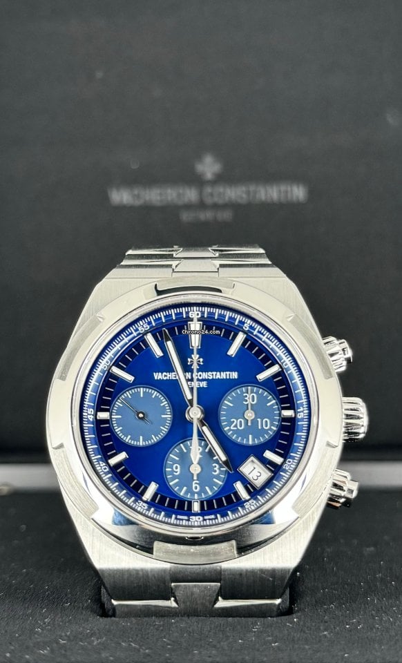 Overseas Chronograph BLUE dial NEW 2021 FULL SET