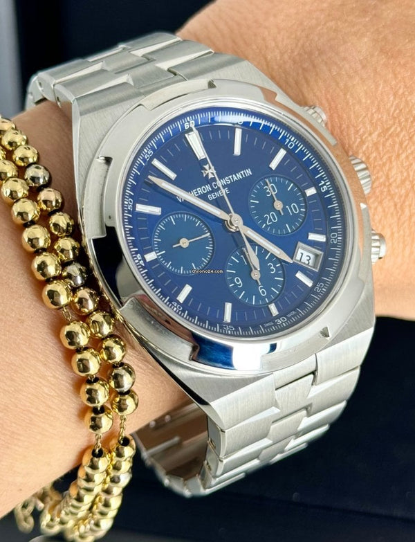 Overseas Chronograph BLUE dial NEW 2021 FULL SET