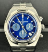 Overseas Chronograph BLUE dial NEW 2021 FULL SET