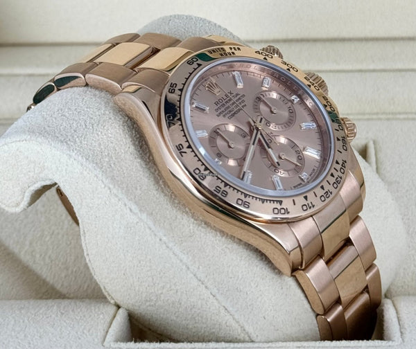 Daytona Baguette Dial Rose Gold Full Set