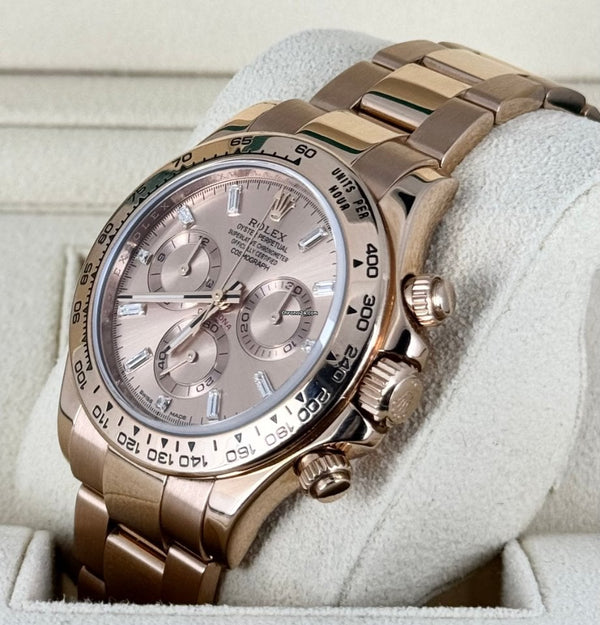 Daytona Baguette Dial Rose Gold Full Set