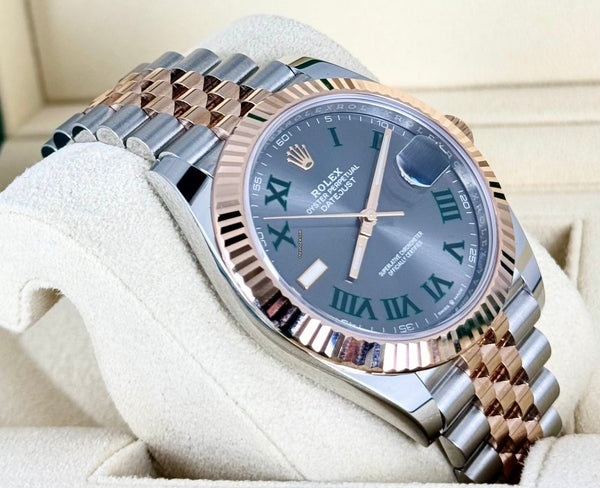 Datejust 41 Wimbeldon Steel&Rose