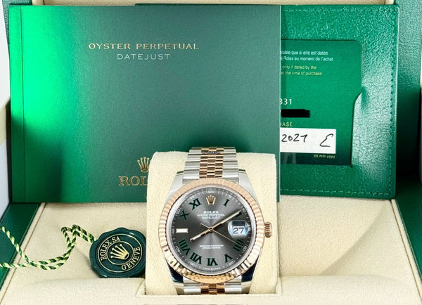 Datejust 41 Wimbeldon Steel&Rose