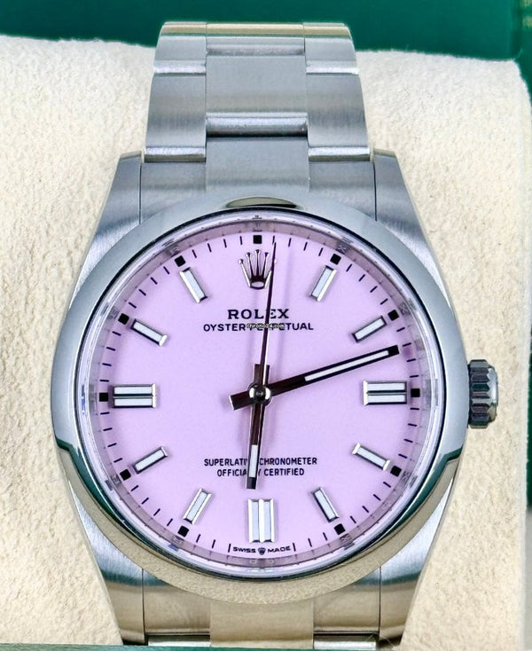 Oyster Perpetual 36 Certified Pink Candy