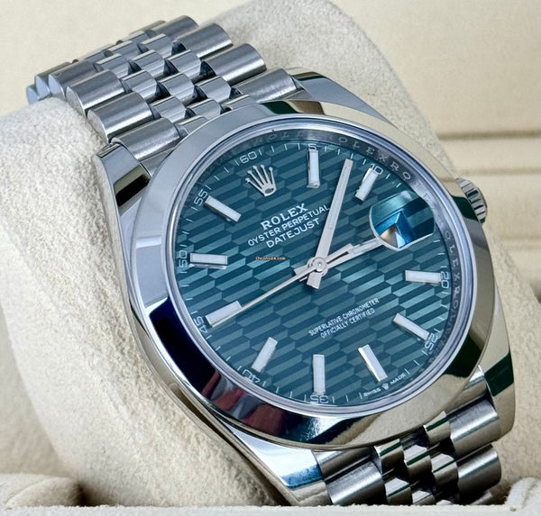 Rolex Datejust 41 Certified Green Motif. Jubille
