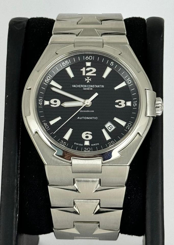 Constantin Overseas Certified 42 mm Automatic box and Paper Black Dial