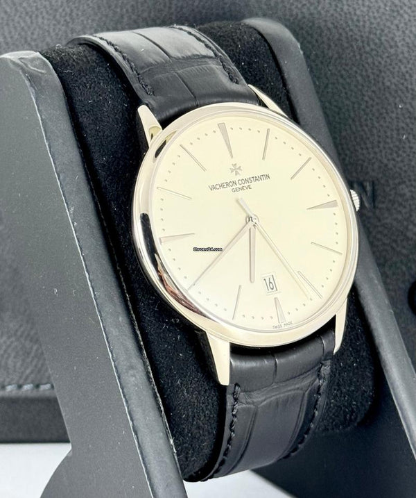 Patrimony Certified Contemporary 18K WG after Full service by VC2024
