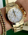 Daytona MOP Diamond Dial 18K Yellow Gold Full Set