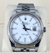 Datejust 41 Certified White Gold Bezel Jubille