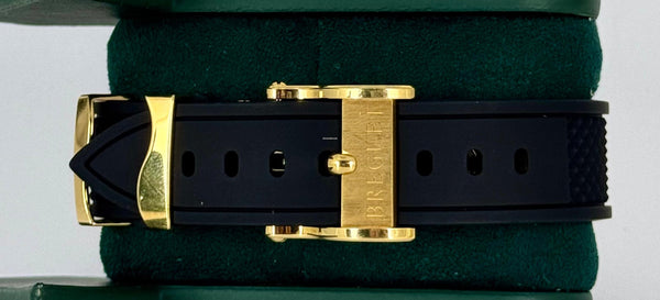 Marine Big Date Marine Yellow Gold With Papers (NEW STRAP)