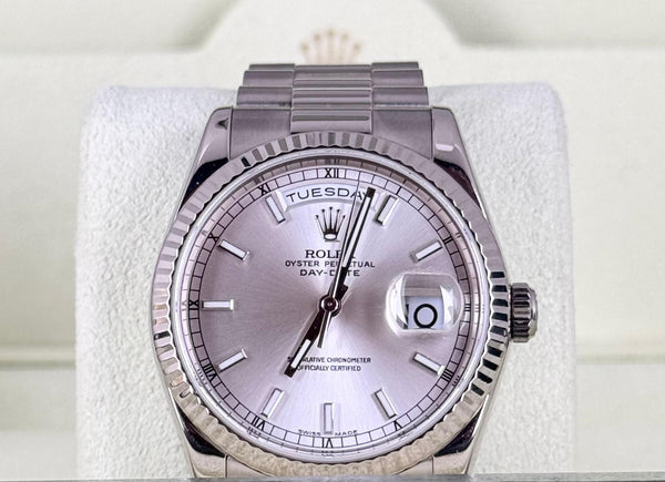 Rolex Day-Date 36 White Gold President 2006 Full Set