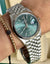 Rolex Datejust 36 ON JUBILLE WG BEZEL MINT GREEN DIAL 2023 FULL SET LIKE NEW