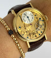 Breguet Tradition Certified 7020 BA Tradition Skeleton 18k Yellow Gold with Original Papers Like New