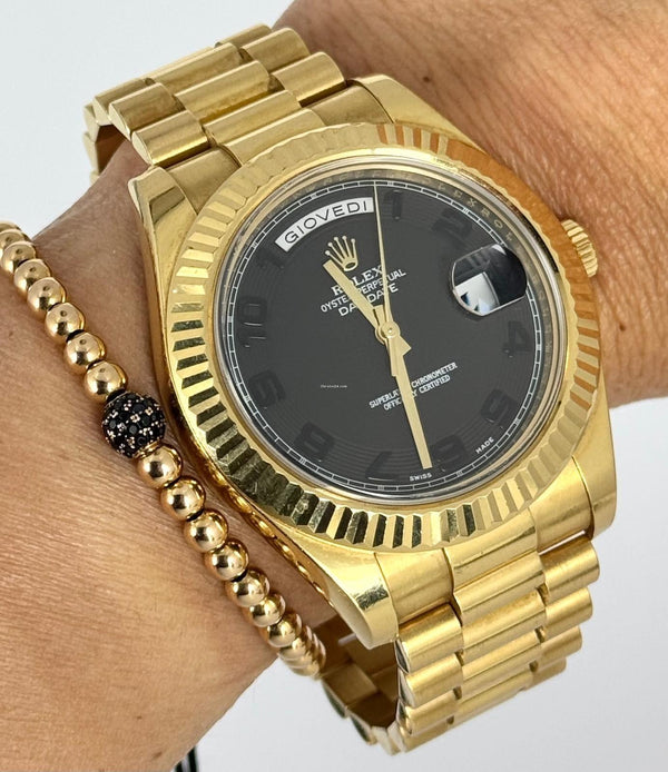 Day-Date II 41 mm B&P Like New Unpolished