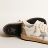 Ball Star con stella in pelle metallizzata e tallone glitterato "ULTIMI PEZZI"