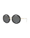 Miu Miu Women Sunglasses Black 63 mm