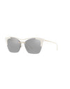 Prada Women Sunglasses White -- --