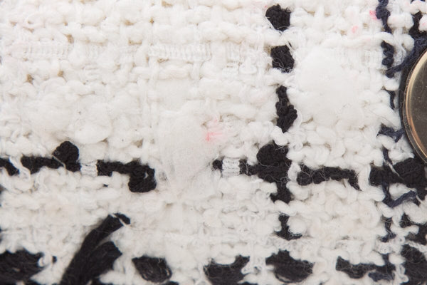 Chanel 2022+Black & White Tweed Flap Cross-Body AS IS