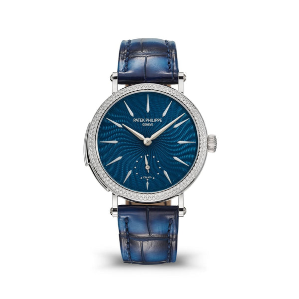 Grand Complications Guilloche Dial Diamond Bezel